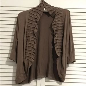 Open Bolero Style Knit Cardigan/Jacket Size L